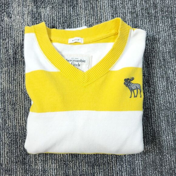 Vintage Abercrombie & Fitch Men's Shirt 2XL Muscle V-Neck Casual Preppy - Picture 14 of 15